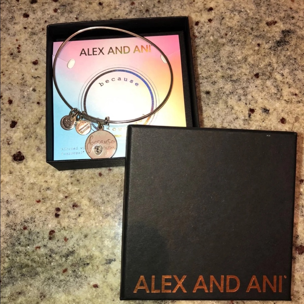 Alex & Ani Because I Love you bracelet